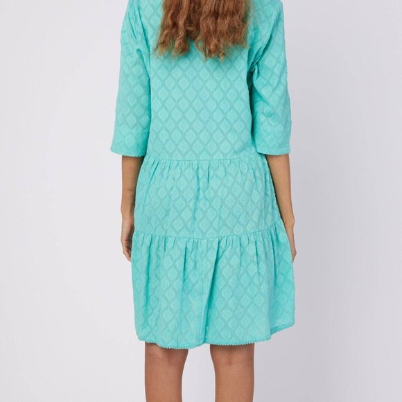 133. Alcee Summer Blue Turquoise Dress - Picture 2 of 2